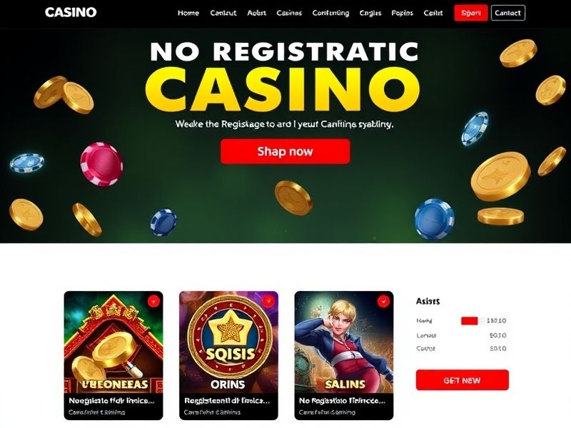Discover the best no registration casinos for instant, secure, and real money gambling. Play slots, tables, and live dealer games without creating an account. Enjoy bonuses and smooth gameplay.